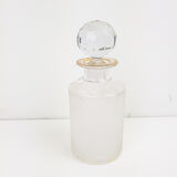 Frosted glass bottle