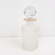 Frosted glass bottle