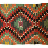 Anatolian handmade kilim rug 290 cm x 157 cm