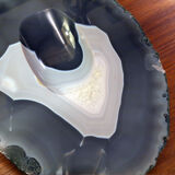 XXL crystallized agate ashtray