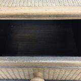 Pair of bedside rattan 1970s