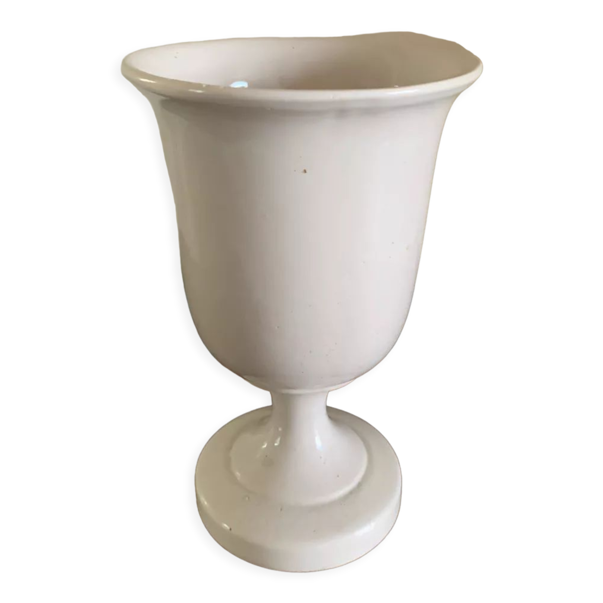 White ceramic vase