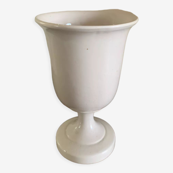 White ceramic vase