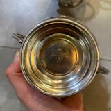 Silver metal tea and coffee set