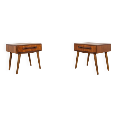 Tables de chevet Mid-Century par Victor Wilkins pour G-Plan, Royaume-Uni, années 1960, ensemble de 2.