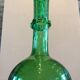 Bubbled glass decanter signed Biot
