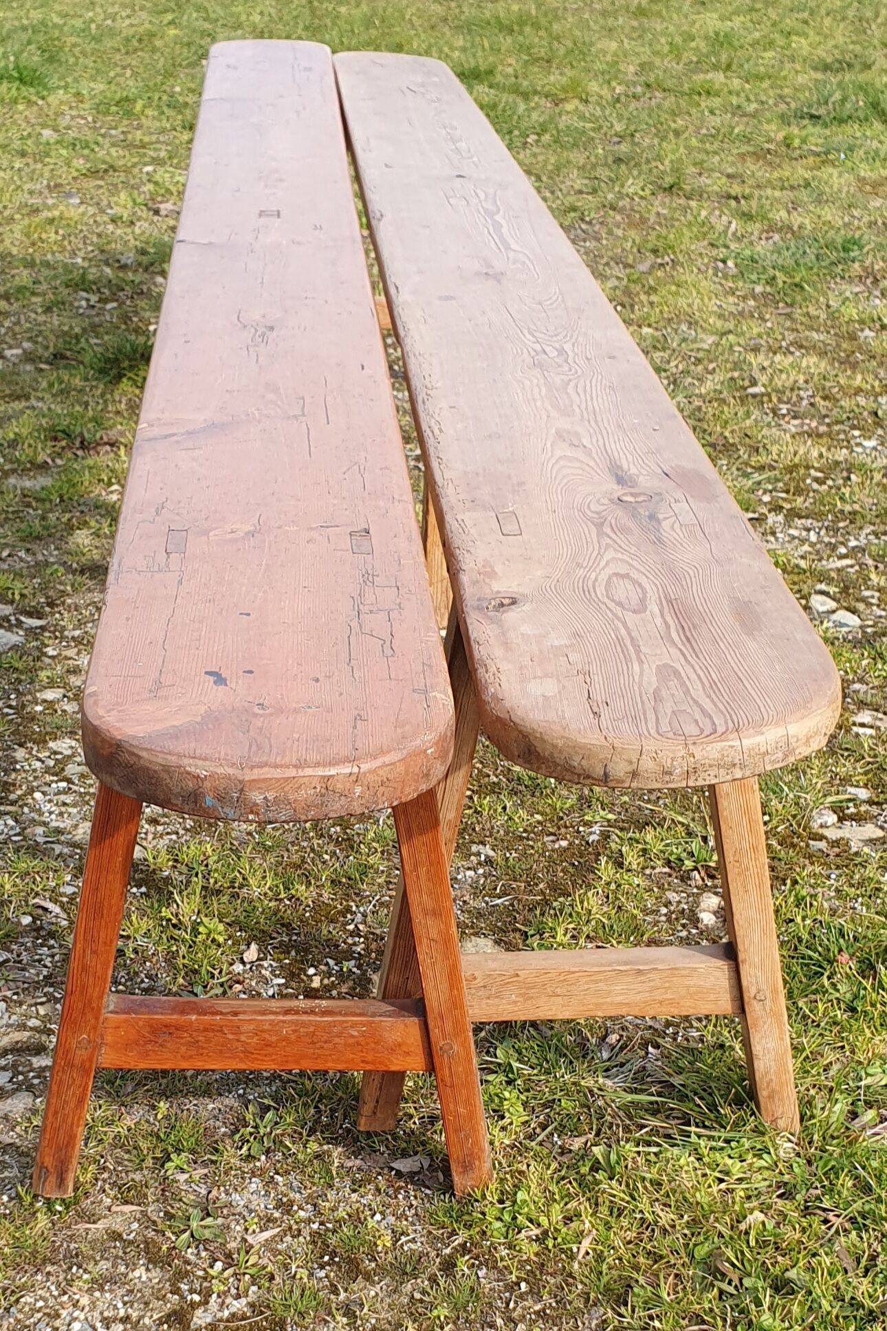 Farm table and bench
