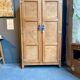 Art Deco solid wood wardrobe