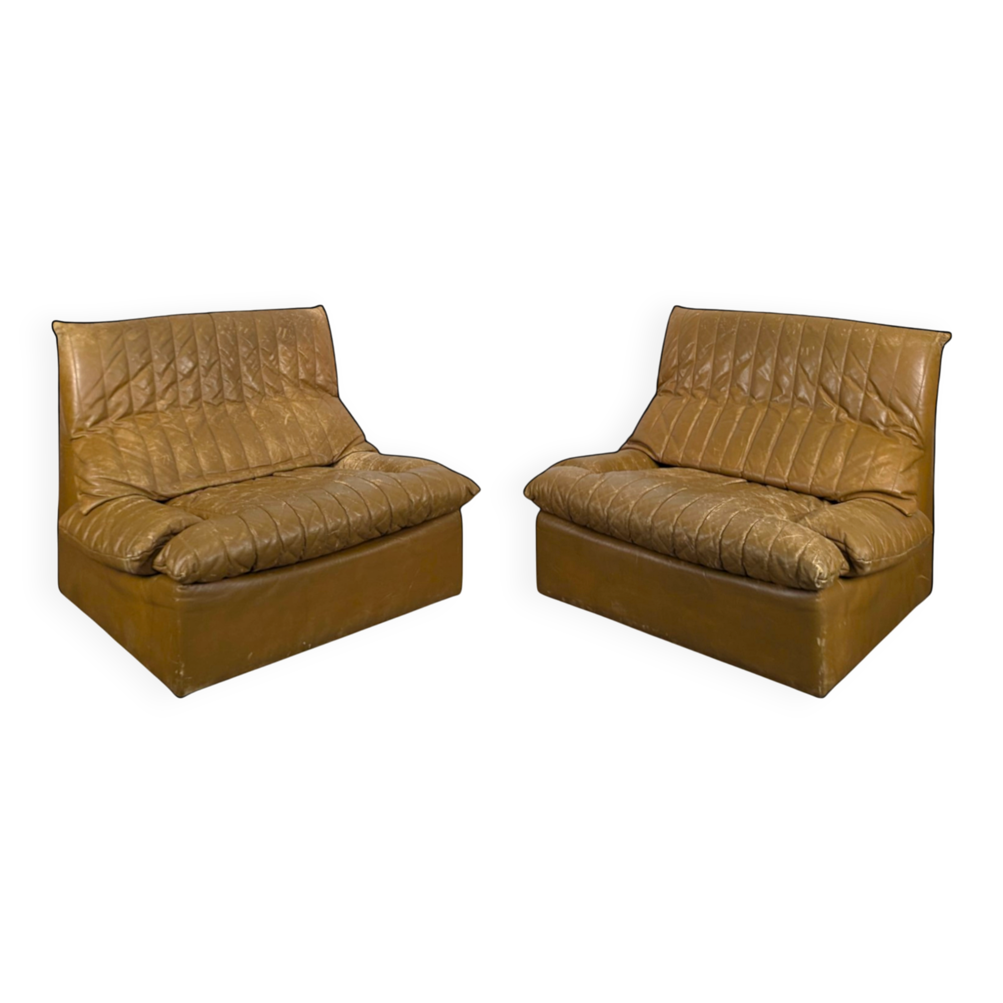 Paire de fauteuils Roche Bobois des années 70