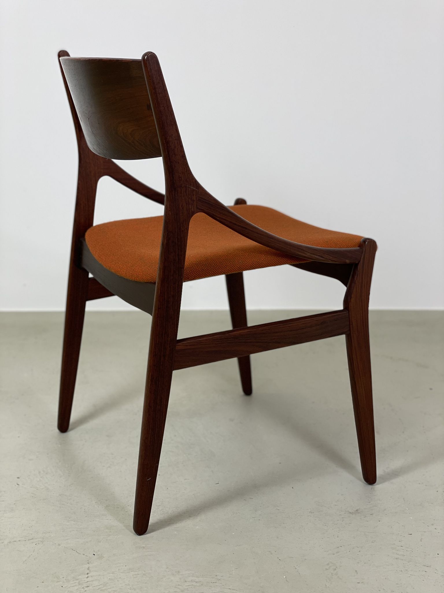 Dining chair in rosewood by Vestervig Eriksen, 1960s