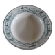 Round hollow dish, Iron earth, Saint Amand, milkmaid model, goat decoration