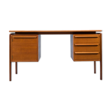 Mid-century teak freestanding desk from GV Møbler, 1960s