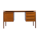 Mid-century teak freestanding desk from GV Møbler, 1960s