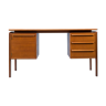 Mid-century teak freestanding desk from GV Møbler, 1960s