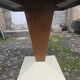 Tolix table in iron / central leg design – 80 x 80 x 80 cm / XXth century