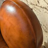 Fauteuil club en cuir