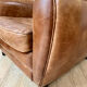 Fauteuil club en cuir