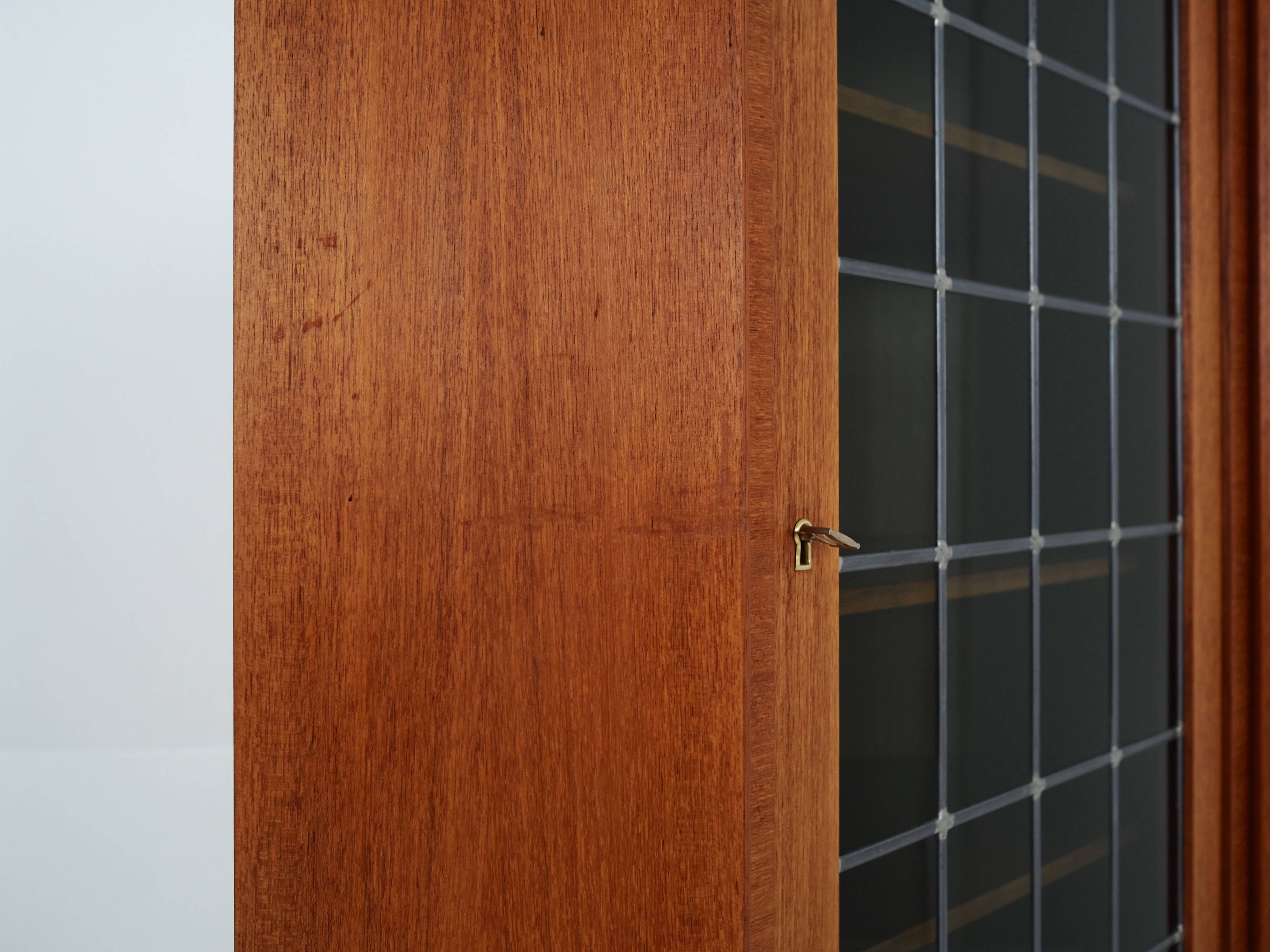 Teak corner showcase, Danish design, 1970s, production: Denmark