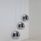 Ensemble de 3 lampes suspendues "Topan" originales de Louis Poulsen / Verner Panton / design danois moderne du milieu du siècle / années 1960 / 1970