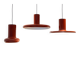 Three Pendolita-Lita pendant lights, 1960s
