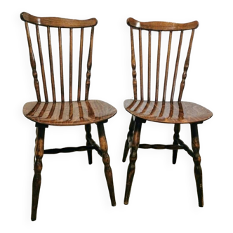 Pair of Baumann chairs model "Floride"