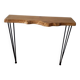 Console en chêne massif et acier