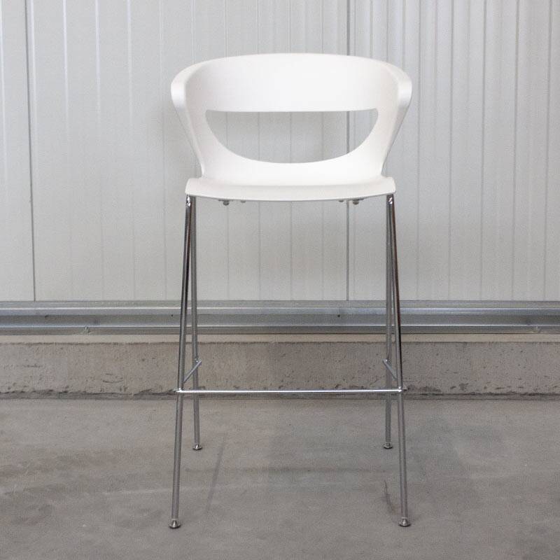 Kicca Stool High Stool from Kastel in White plastic