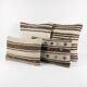 Set of 4 vintage kilim cushion covers 51x51 cm