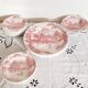 Service en porcelaine rose anglaise Royal Wessex
