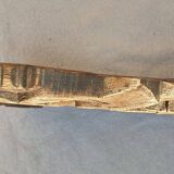 Wooden door pediment vintage sculpture wall art antique