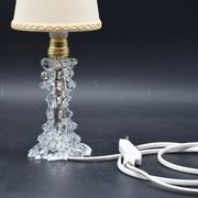 Charming Table Lamp in Rostrato Murano Glass Vase for Barovier & Toso, 1940s