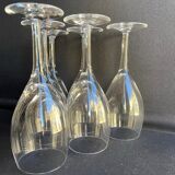 Red wine glasses