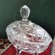 Bonbonnière cristal sur pied