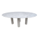 Mario Bellini Italian Carrara Marble Oval Dining Table for Cassina, 70s