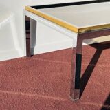 Rectangular coffee table. Flaminia Belgochrom W. Rizzo Vintage 70s