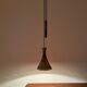 Adjustable Brass Pendant Lamp with Counterweight