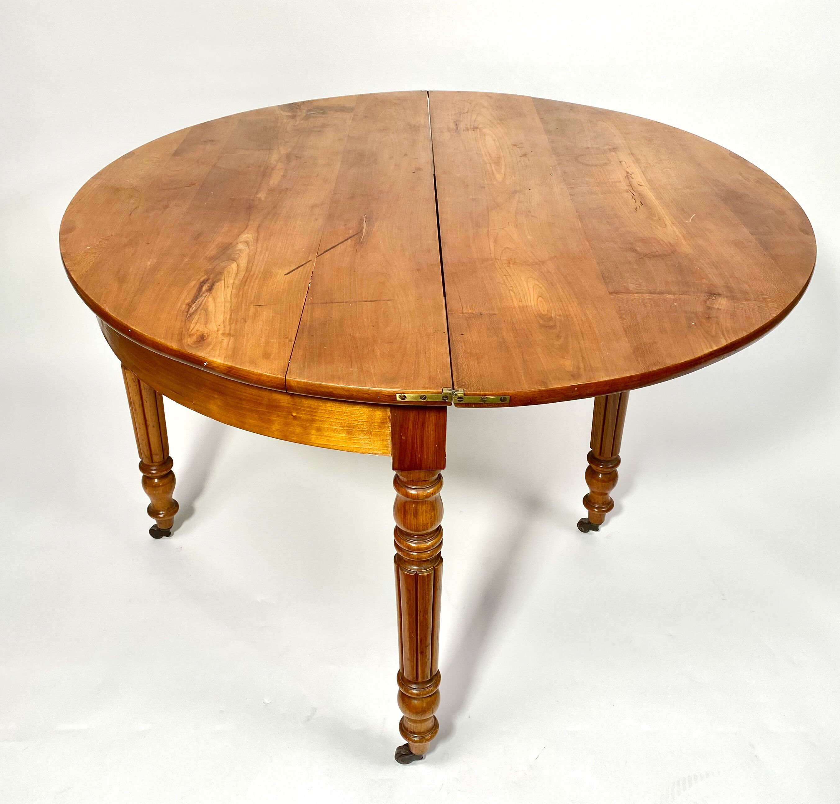 19th century cherry console table