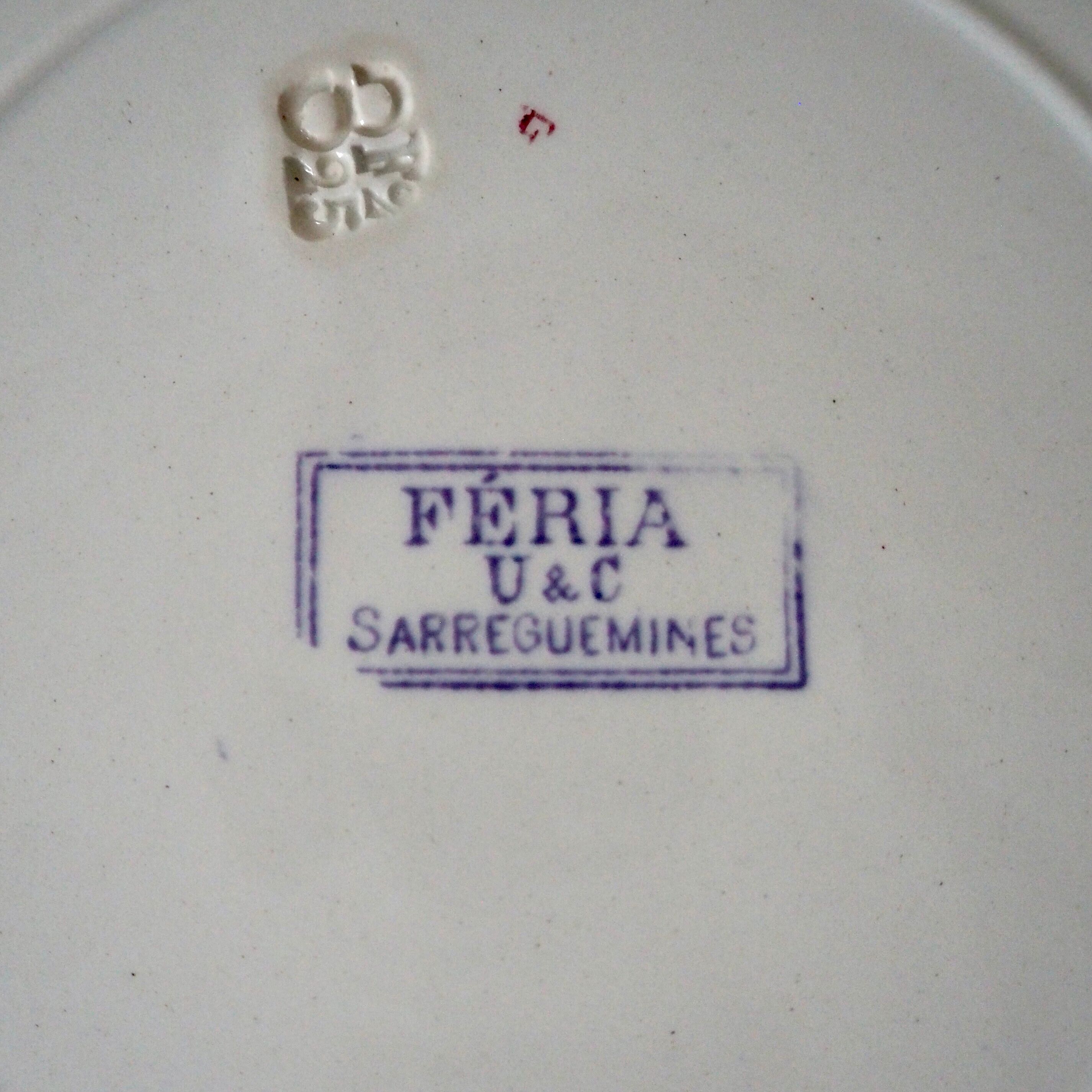 Set de 5 assiettes dépareillées Terre de Fer