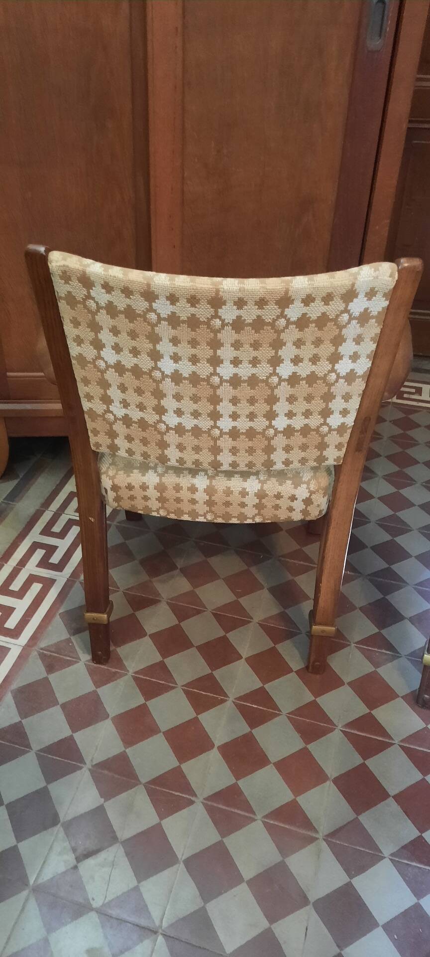 Pair of Bow Wood bridge armchairs