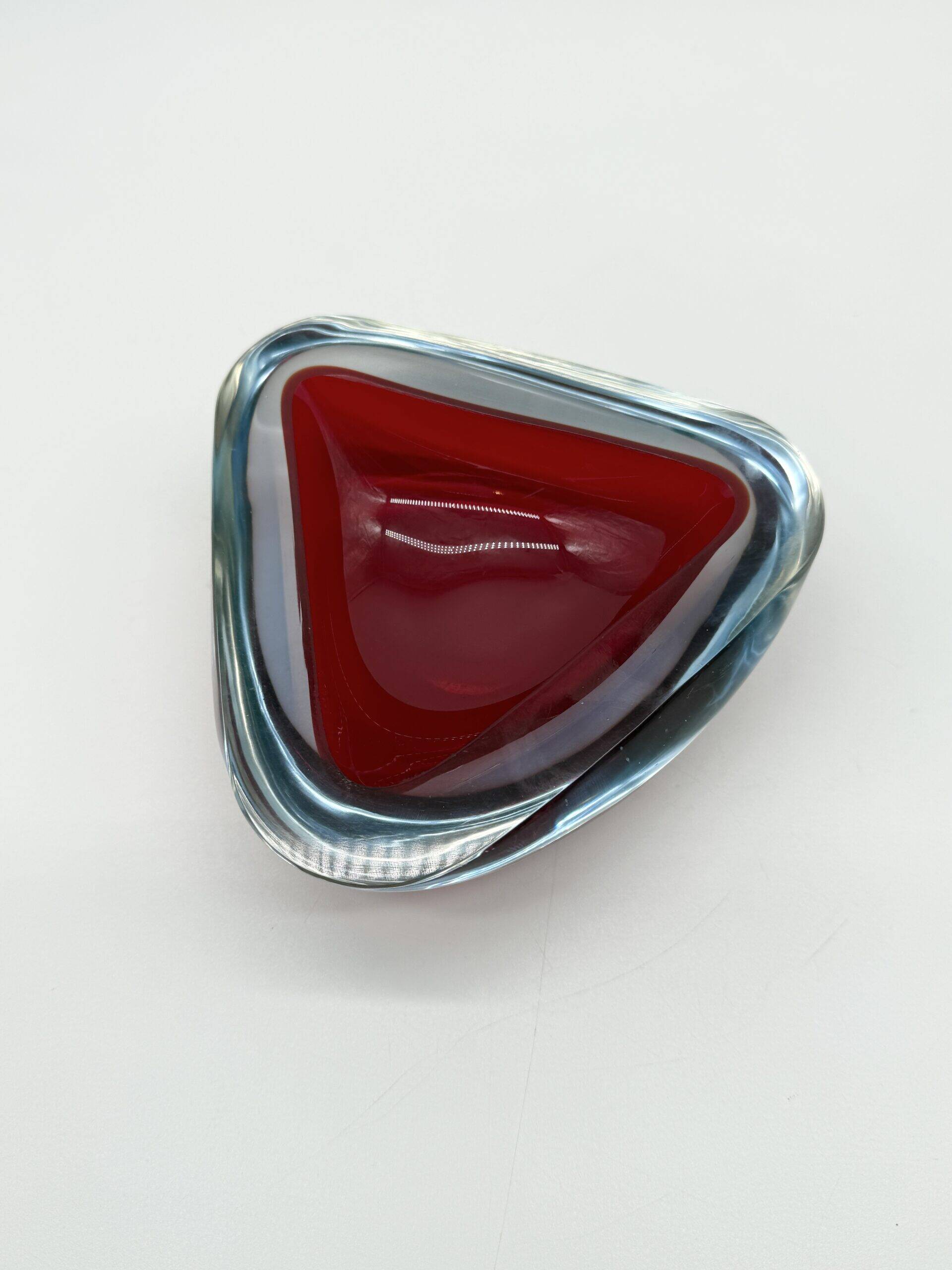 Ashtray "Sommerso" – Murano Glass, 1960s