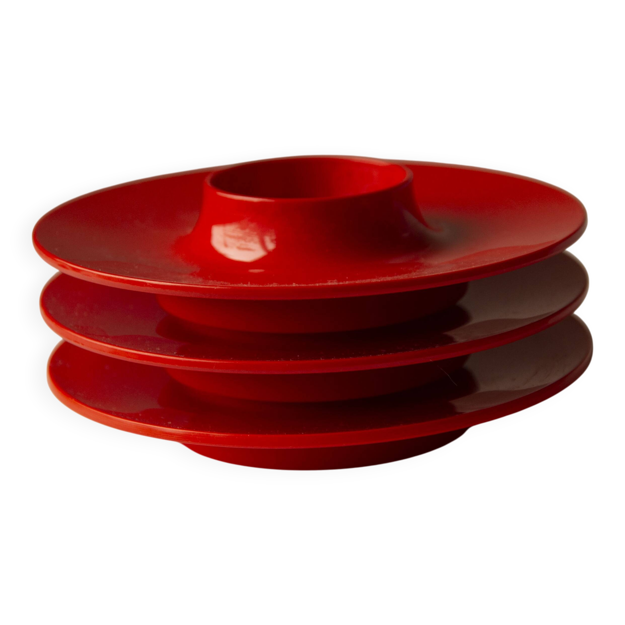 Set of 3 egg cups Space Age – Bjørn Christensen, 1960s