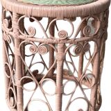 Beautiful rattan coffee table stool, wicker design 70