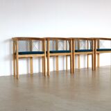 Set of 4 "String" chairs by Tranekaer