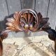 Late 19th century wall-mounted wooden console