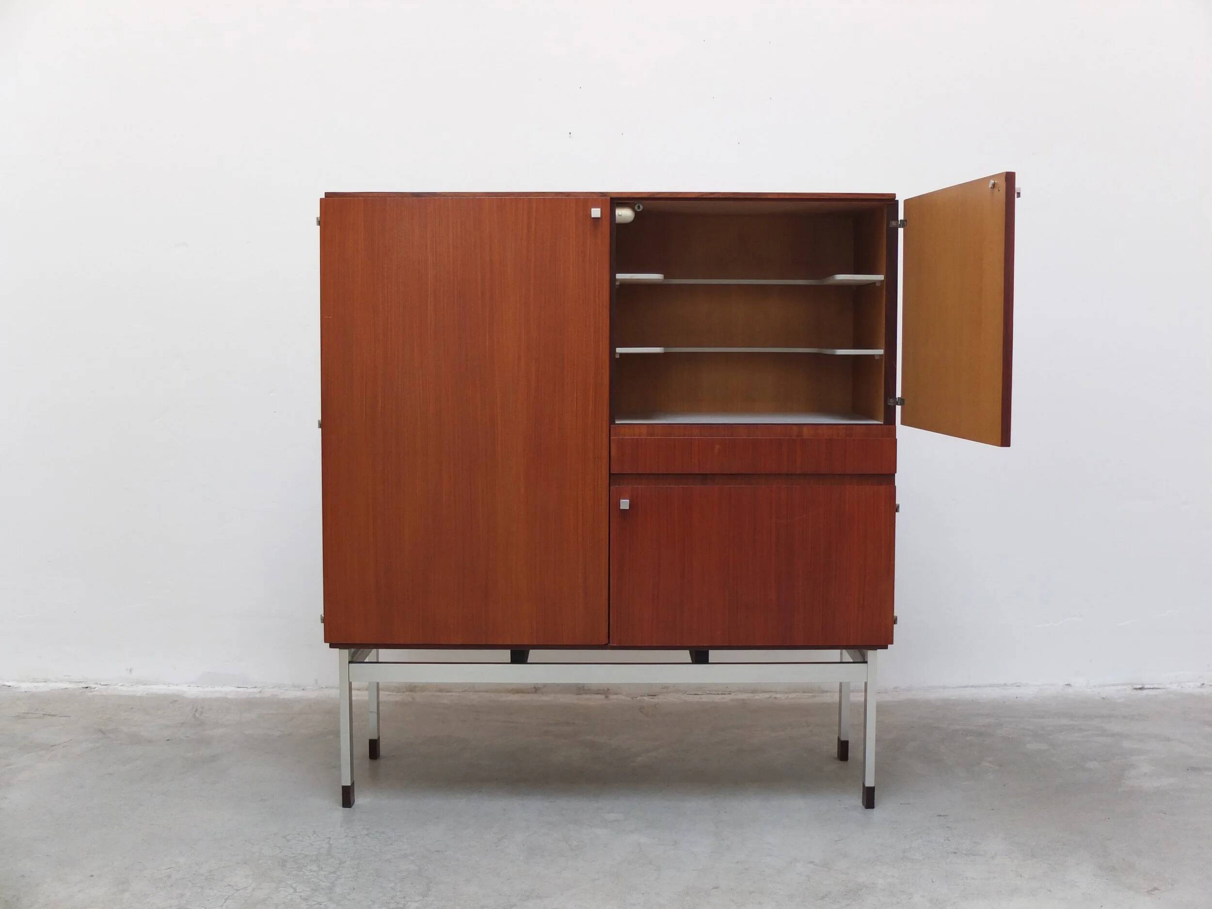Modernist bar cabinet by Werner Wölfers for V-Form, 1960s