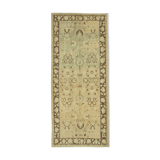1970s Handwoven One-of-a-Kind Anatolian Beige Rug 140 cm x 328 cm