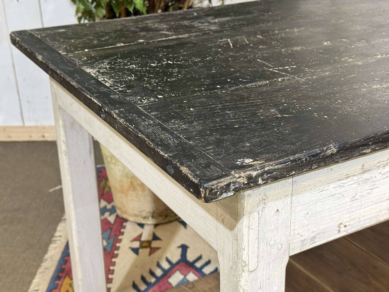 1930s draper's table in fir and chestnut