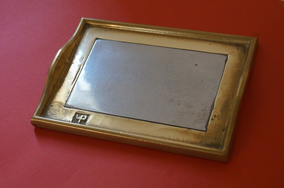 Empty bronze pocket by David Marshall 1970