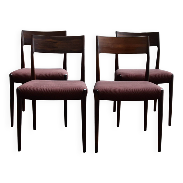 4 chaises de salle à manger danoises