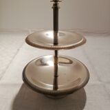 2 silver metal compartments